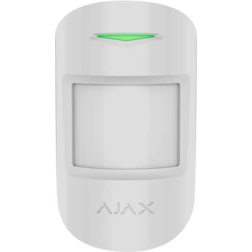 Датчик руху Ajax MotionProtect Plus, білий