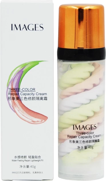 Основа під макіяж Images Three Color Repair Capacity Cream 3в1 40 г (6974772948225)