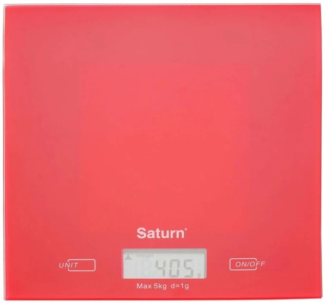 Ваги кухонні Saturn ST-KS7810 red
