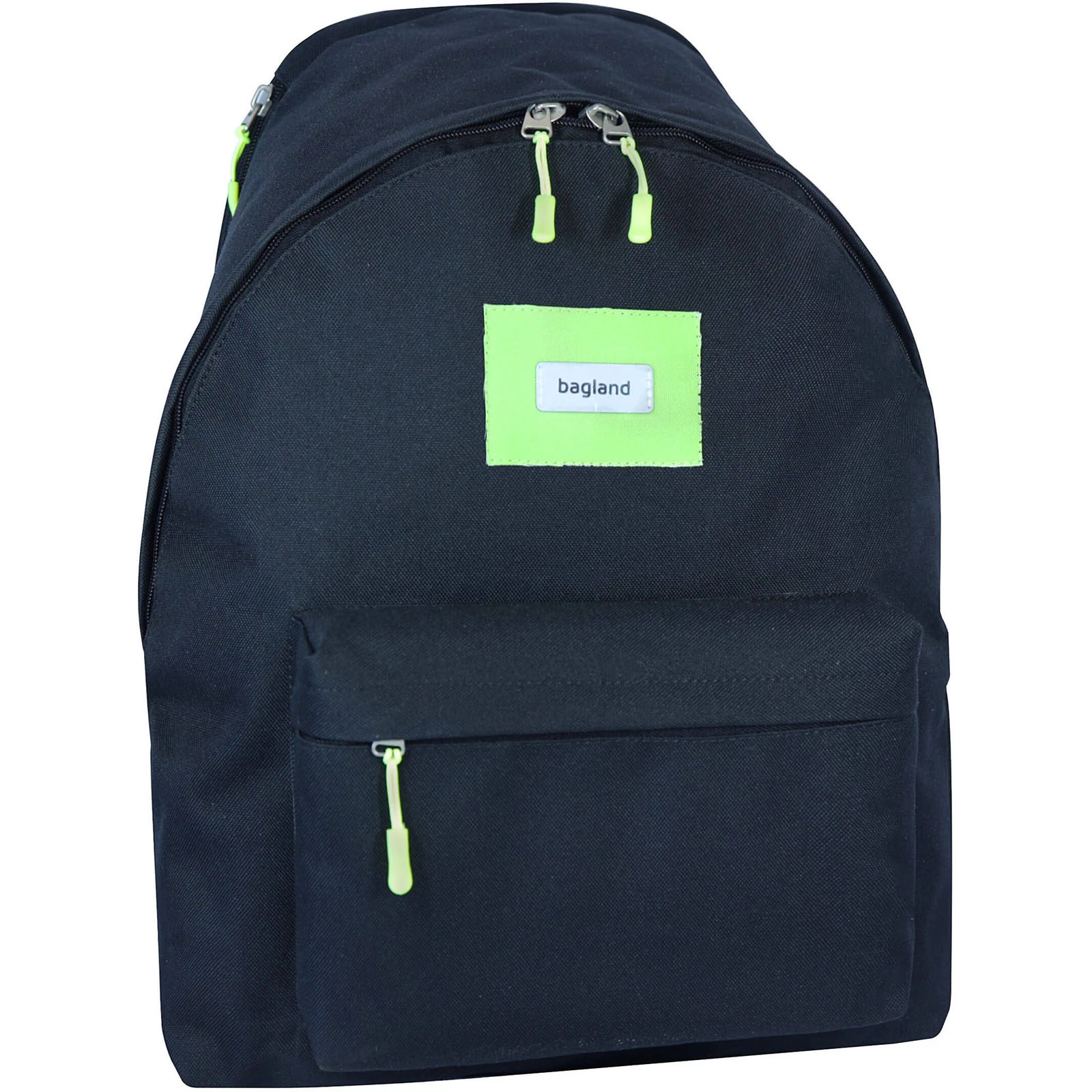Місткий чорний рюкзак Bagland Stylish універсальний текстильний 24 л 1300