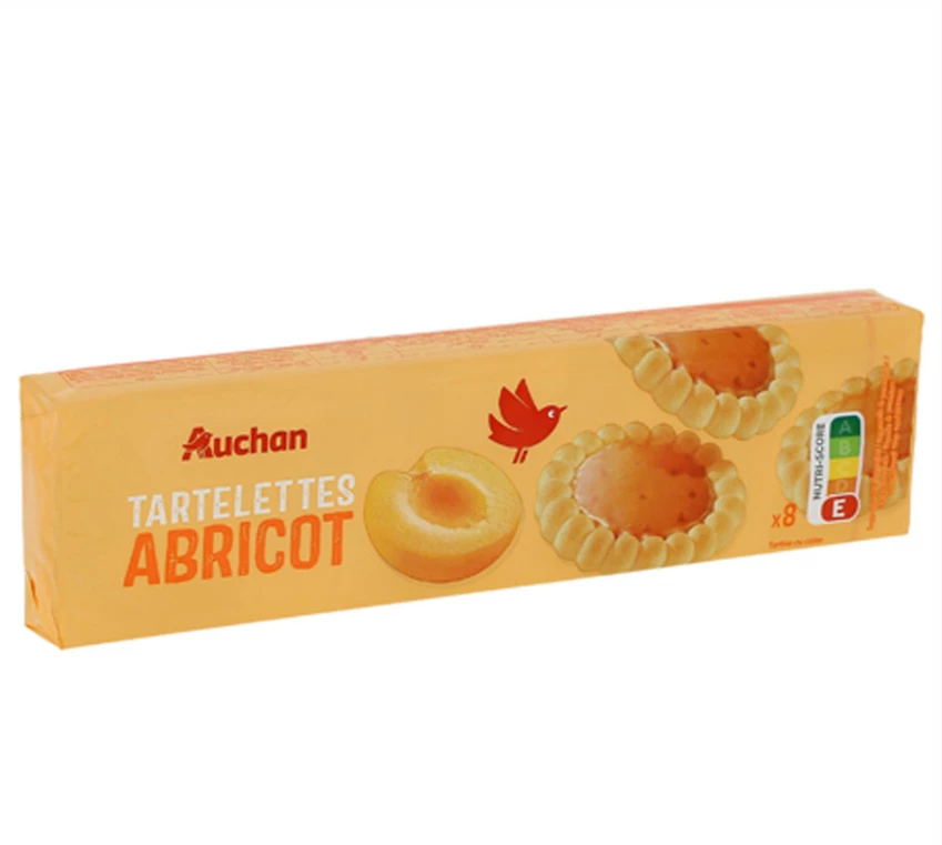 Тарталетки Auchan з абрикосом 150г (3596710492336)