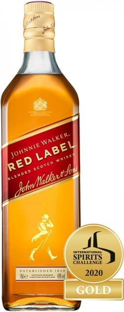 Віскі Johnnie Walker Red Label 4 роки витримки 40%, 0.7 л