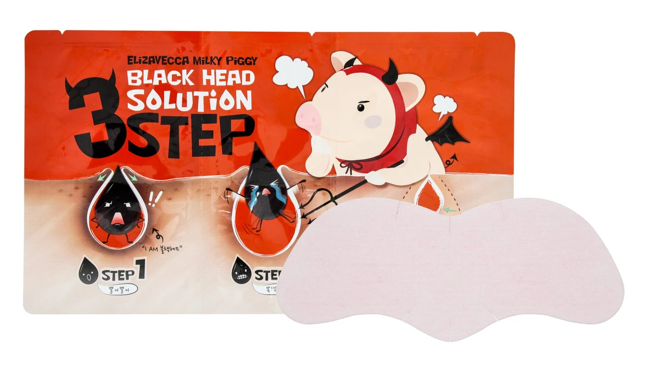 Набір 3 кроки для видалення чорних точок Elizavecca Milky Piggy Black Head Solution 3 Step