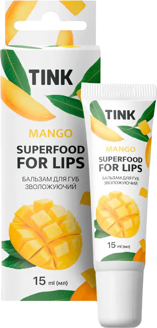 Бальзам для губ Tink Mango зволожуючий 15 мл