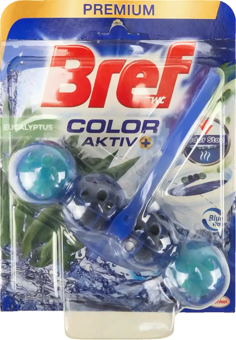 Туалетний блок Bref Color Activ свіжість евкаліпту 50 г