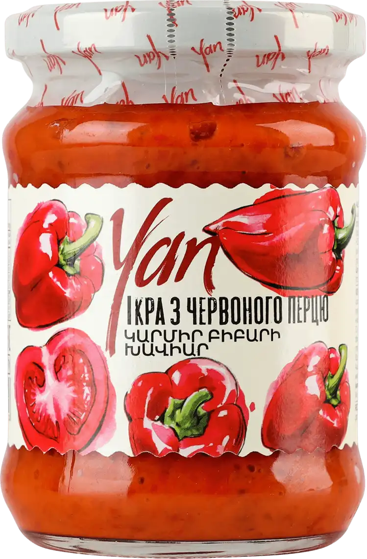 Ікра Yan із червоного перцю 250 г