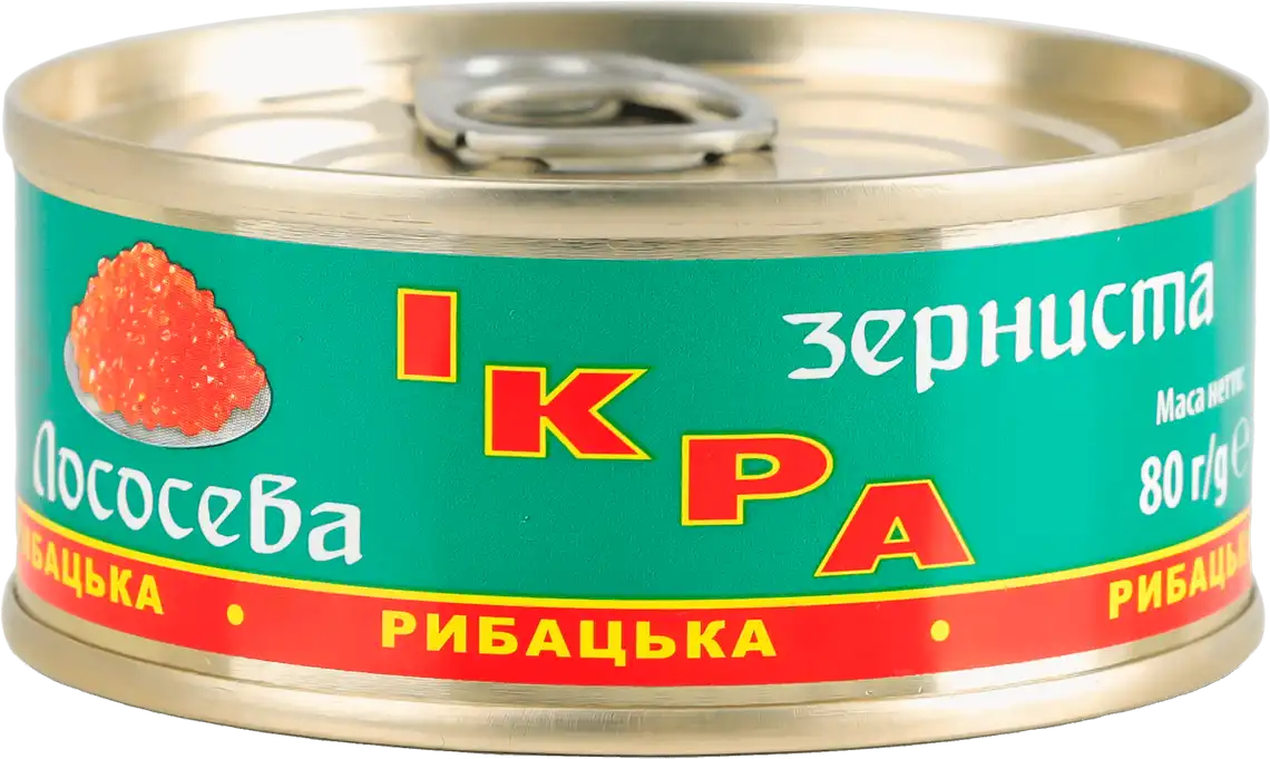 Ікра лососева Рибацька 80 г
