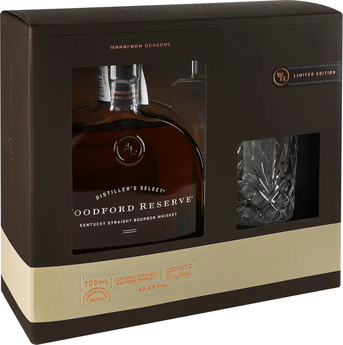 Віскі Woodford Reserve 0.7 л з бокалом