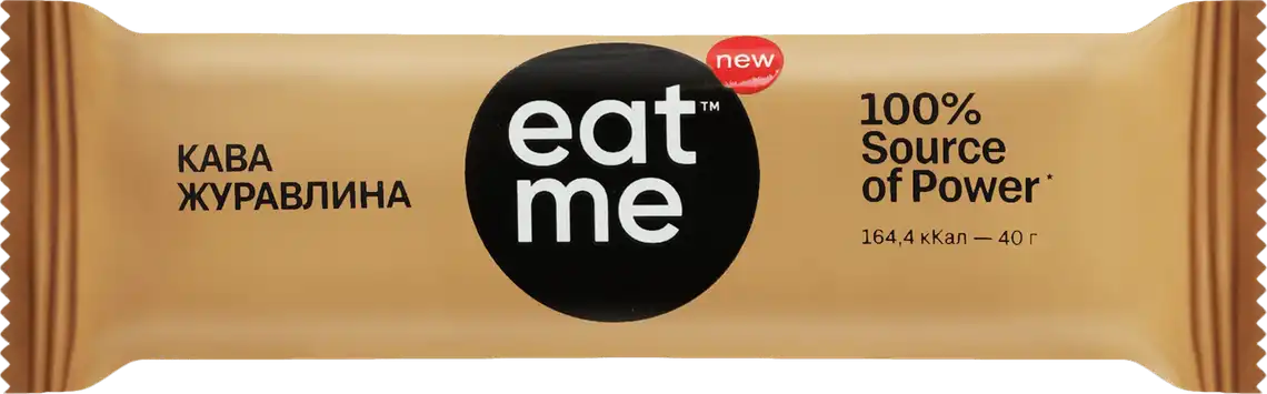 Батончик Eat Me кава та журавлина 40 г