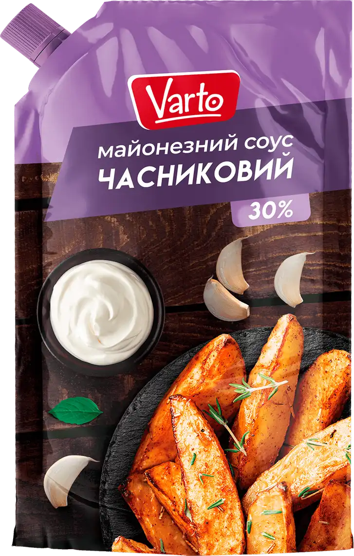 Соус Varto Часниковий майонезний 30% 180 г