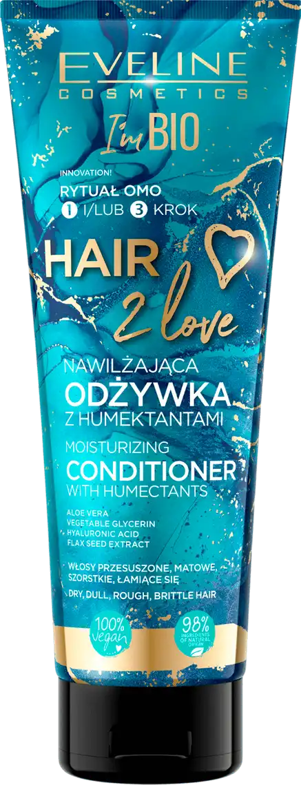 Бальзам для волосся Eveline Hair 2 Love Інтенсивне зволоження 250 мл