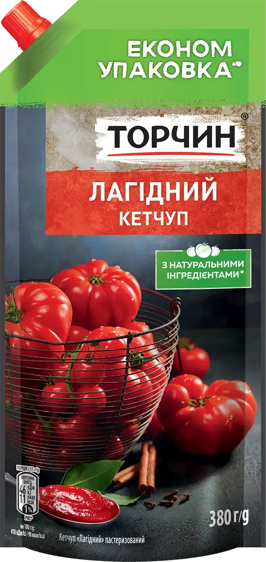 Кетчуп Торчин Лагідний 380 г