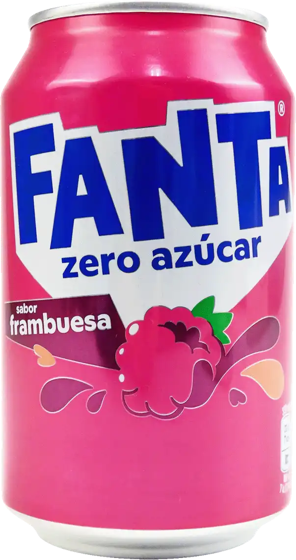 Напій Fanta Малина безалкогольний газований без цукру 330 мл