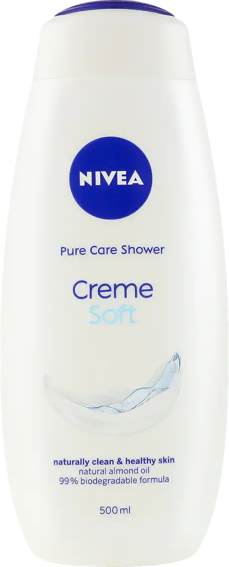 Гель-догляд для душу NIVEA Creme Soft і мигдалева олія 500 мл