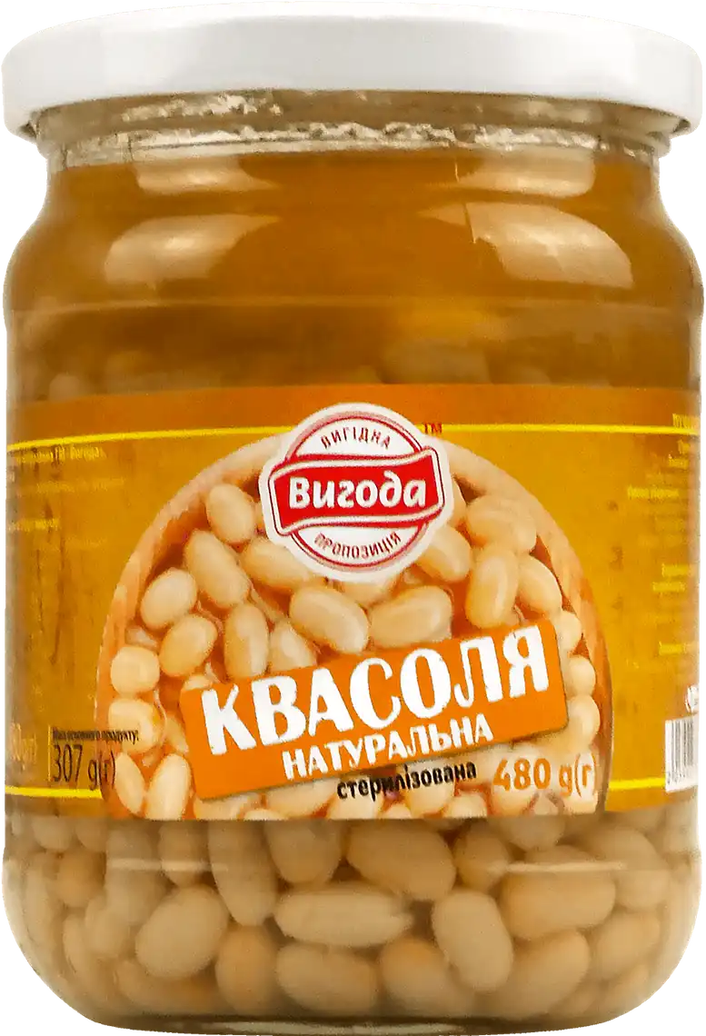 Квасоля Вигода натуральна консервована 480 г