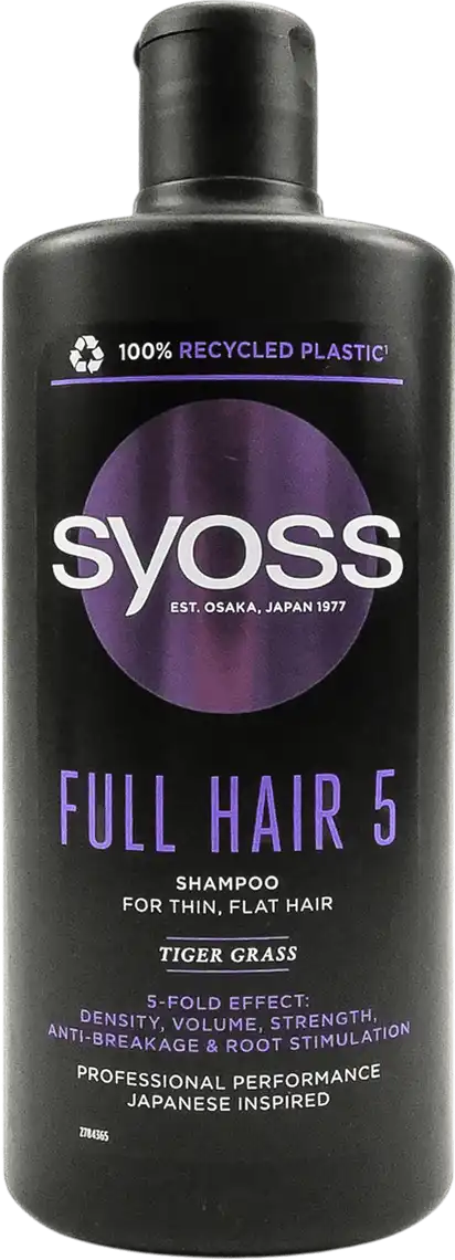 Шампунь Syoss Full Hair 5 для тонкого волосся без об'єму 440 мл