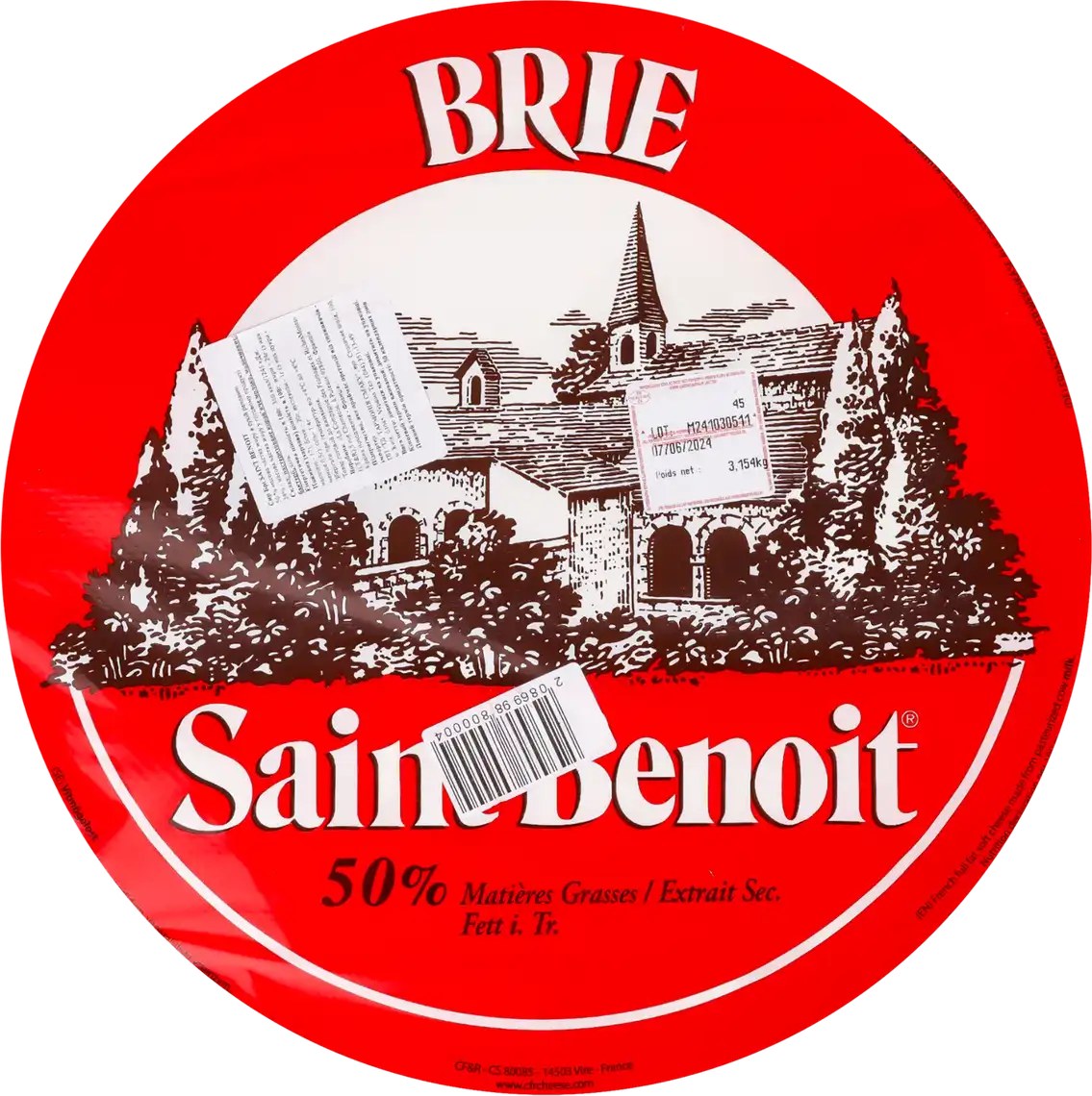 Сир Saint Benoit Brie 50%