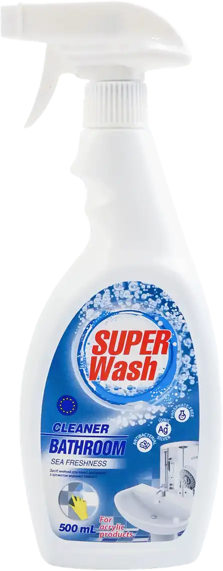 Засіб для ванн та сантехніки Super Wash Морська свіжість 500 мл