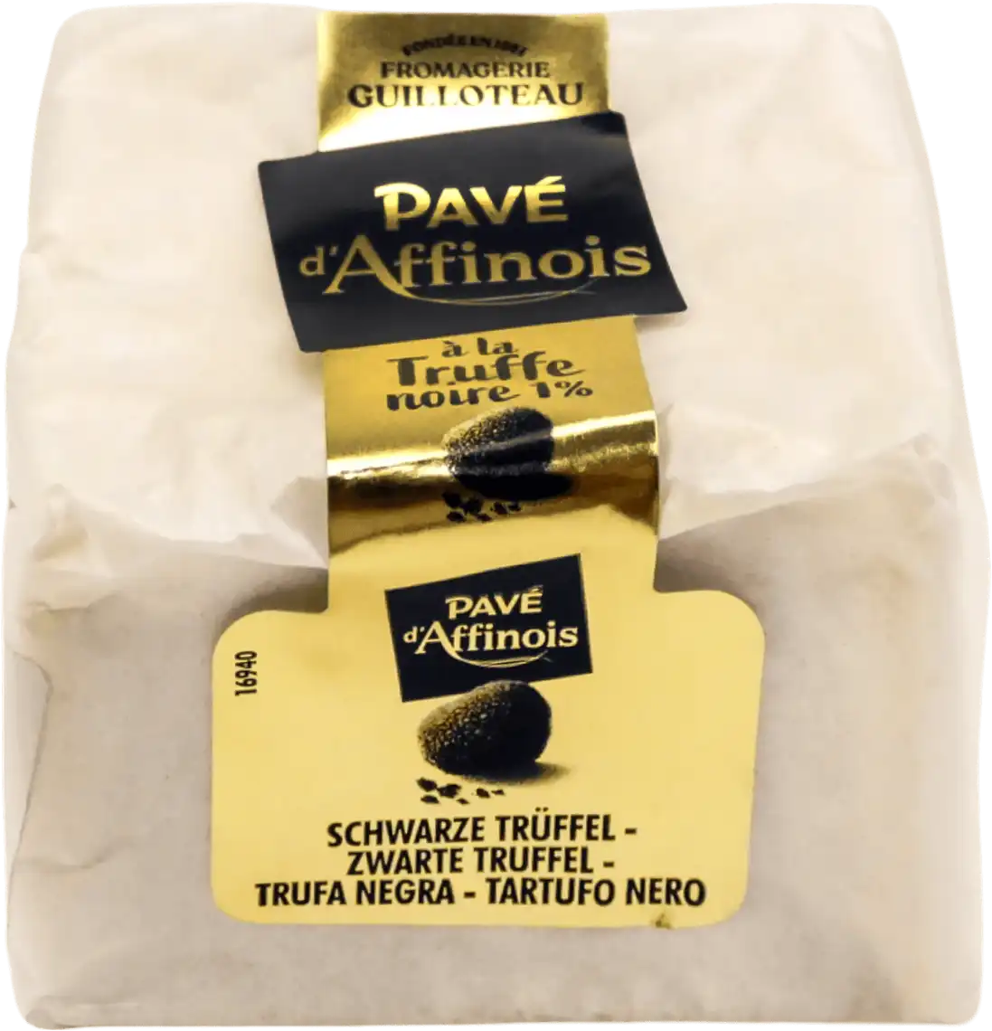 Сир Pave d'Affinois з чорним трюфелем 60% 150 г
