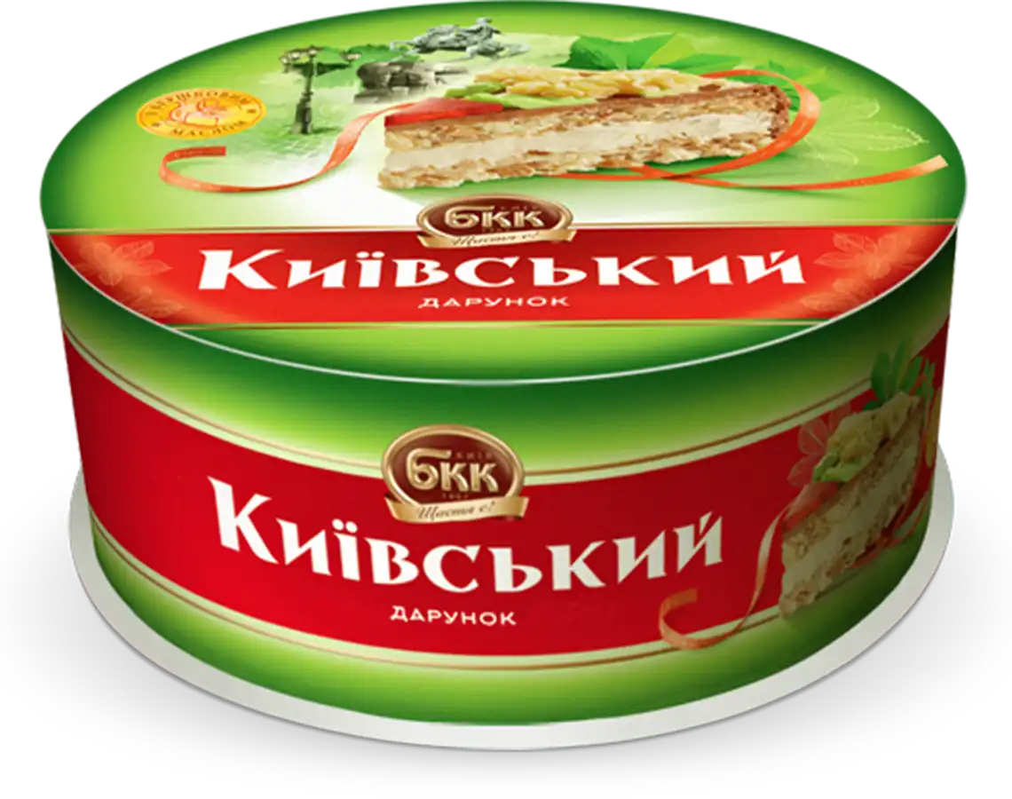 Торт БКК Київський дарунок з арахісом 450 г