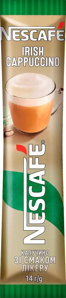 Напій кавовий Nescafe Irish cappuccino 3в1 14 г