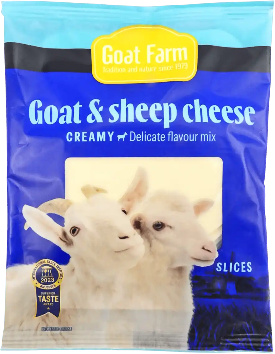 Сир Goat Farm з козячого та овечого молока нарізаний 45% 100 г
