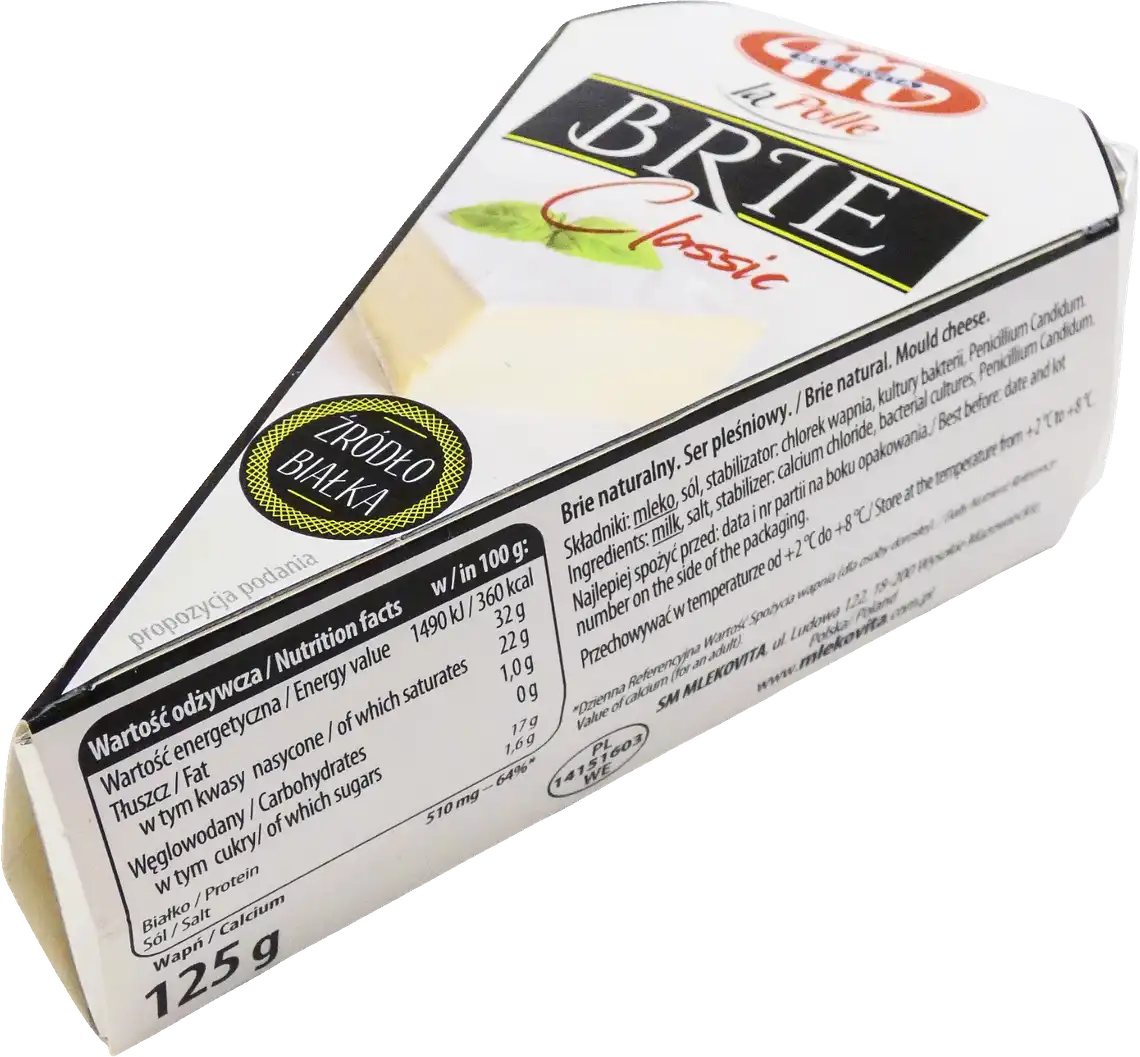 Сир Mlekovita La Polle Brie Classic 58% 125 г