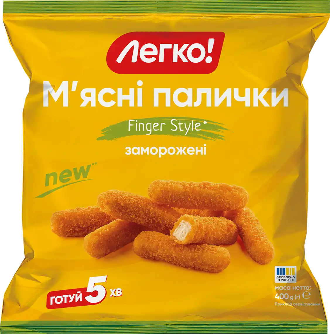М'ясні палички Легко! Finger Style 400 г