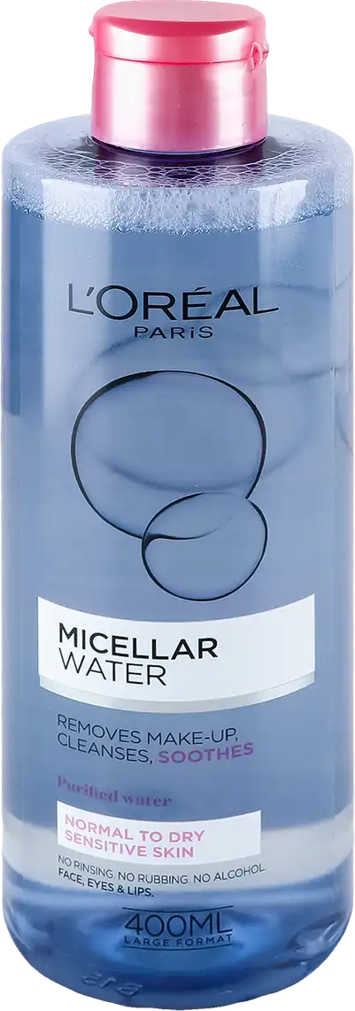 Міцелярна вода L'Oreal Paris Skin Expert для сухої та чутливої шкіри, 400 мл