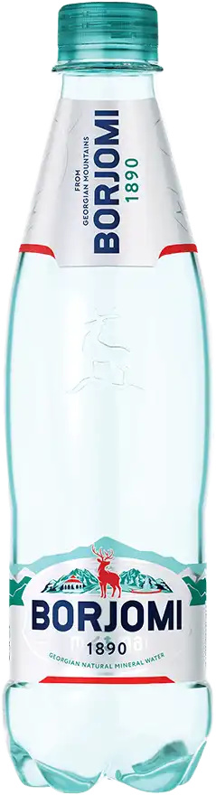 Вода Borjomi мінеральна сильногазована 0,5 л