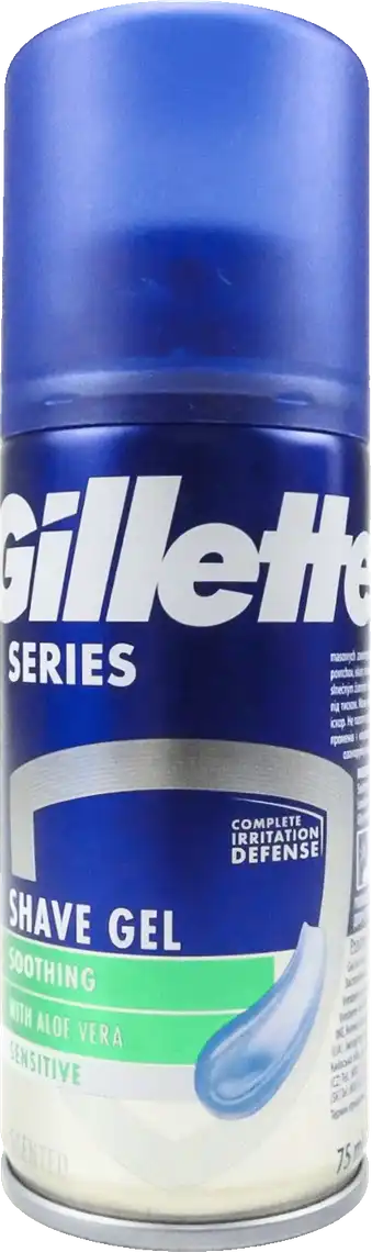Гель для гоління Gillette Series Sensitive Skin Для чутливої шкіри 75 мл