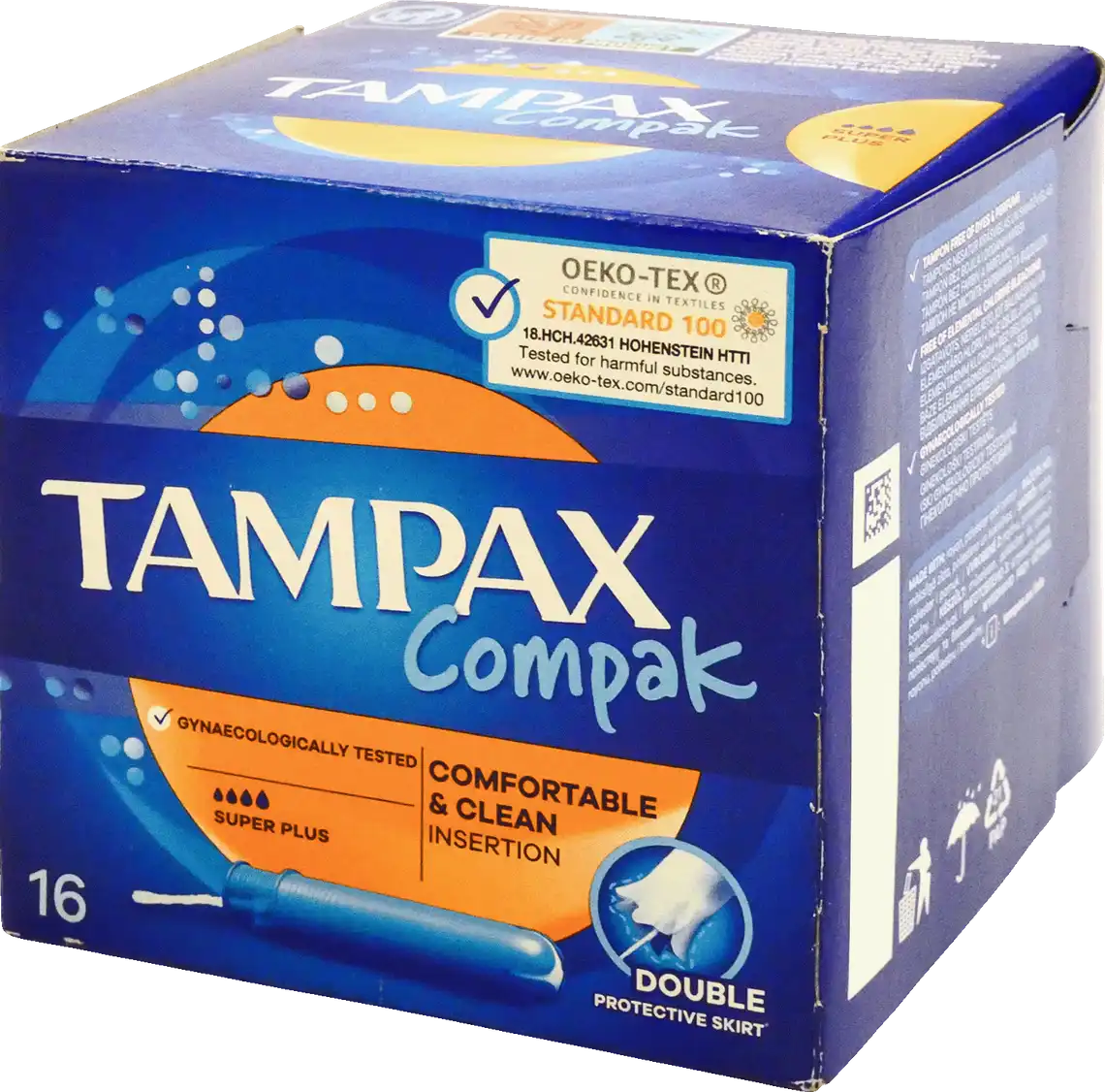 Тампони гігієнічні Tampax Compak Супер Плюс Duo 16 шт