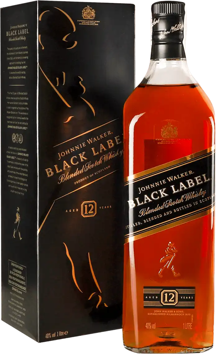 Віскі Johnnie Walker Black Label 12 років 40% 1 л