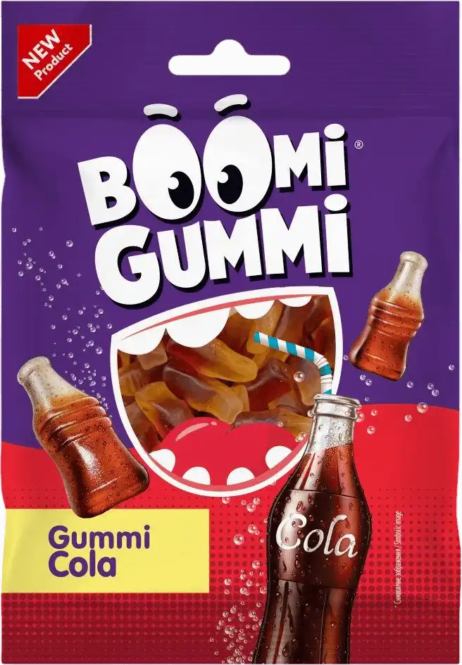 Цукерки Boomi Gummi Cola желейні 70 г