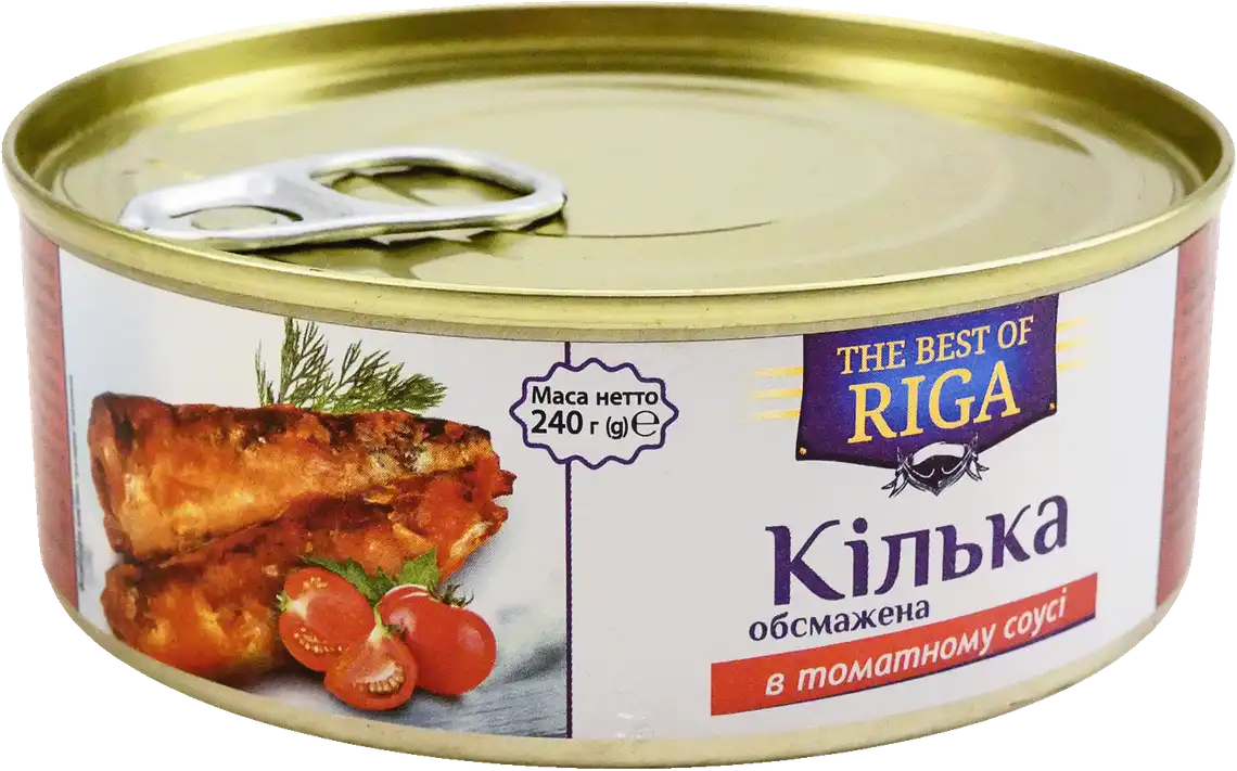 Кілька The best of Riga обсмажена в томатному соусі 240 г