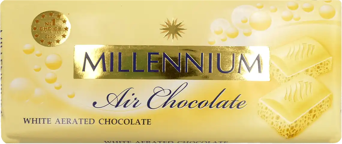 Шоколад Millennium Air білий пористий 85 г