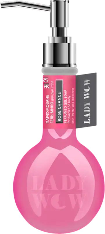 Мило для рук і тіла Lady Wow Rose Chance парфумоване 500 мл