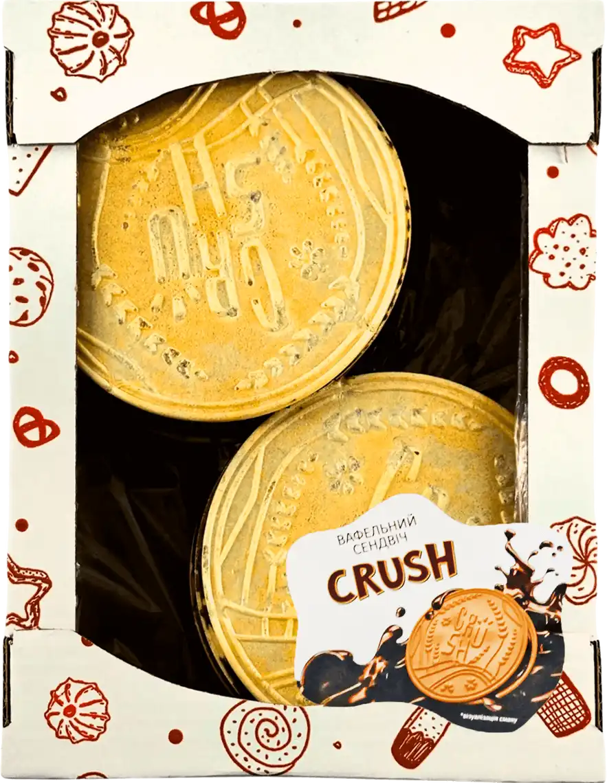 Сендвічі Varto Crush Шоколад вафельні 145 г