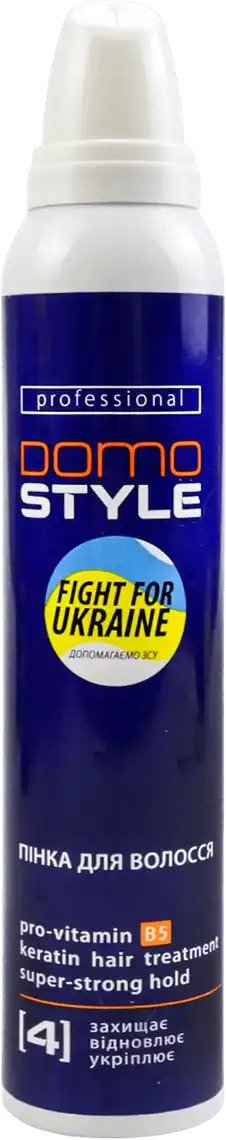 Пінка для волосся DOMO Style Professional надсильної фіксації 200 мл