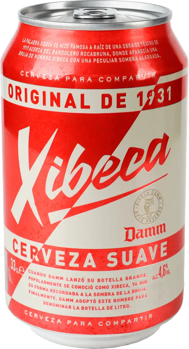 Пиво Xibeca Damm Cervesa Suau світле фільтроване 4.6% 0.33 л