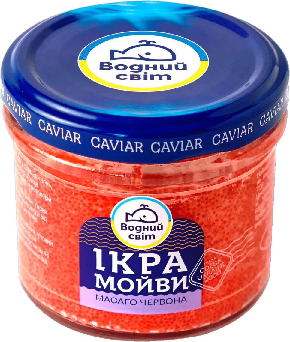 Ікра мойви Водний Світ Масаго червона 100 г