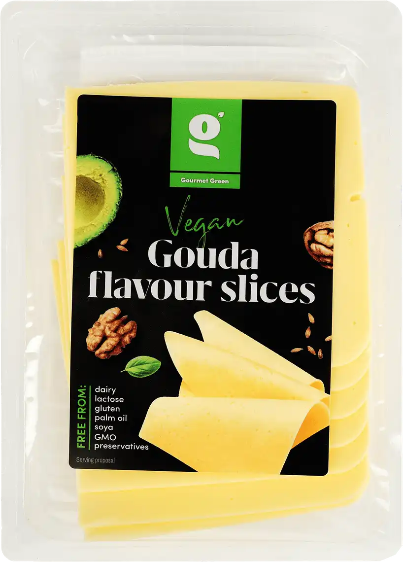 Сир Gourmet Green Гауда веганський нарізка 150 г
