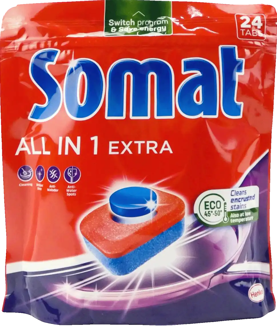 Таблетки для посудомийної машини Somat All in one 24 шт