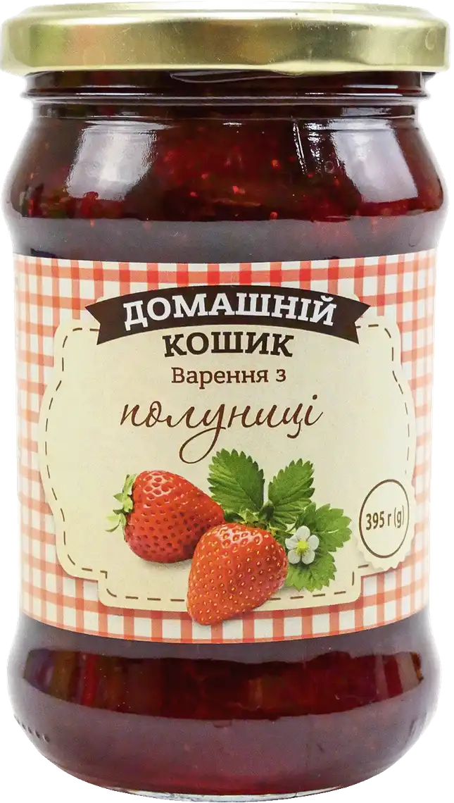 Варення полуничне Домашній кошик 200 г