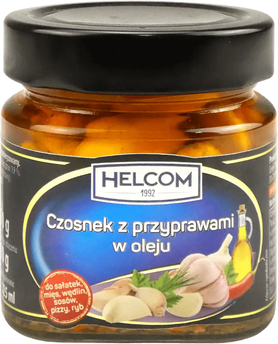 Часник Helcom зі спеціями в олії 225 мл
