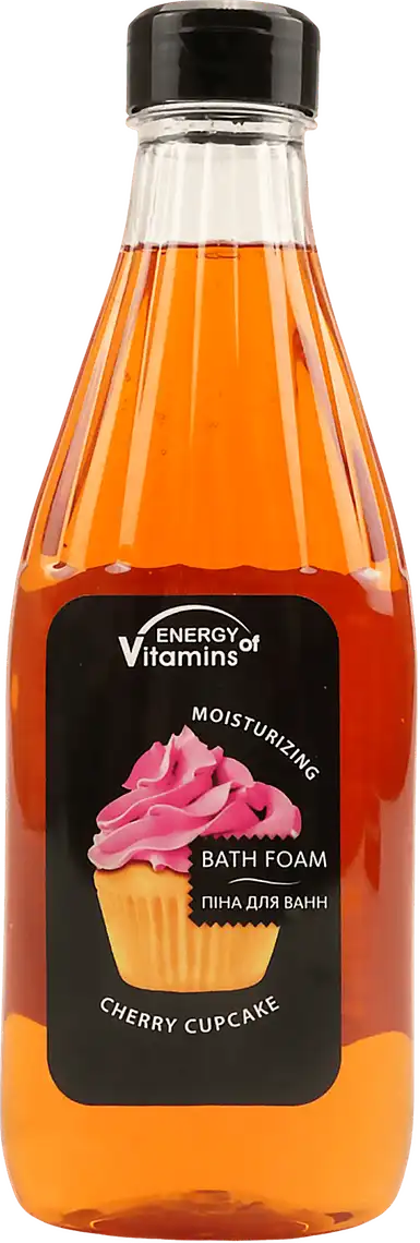 Піна для ванн Energy of Vitamins Вишневий капкейк 800 мл