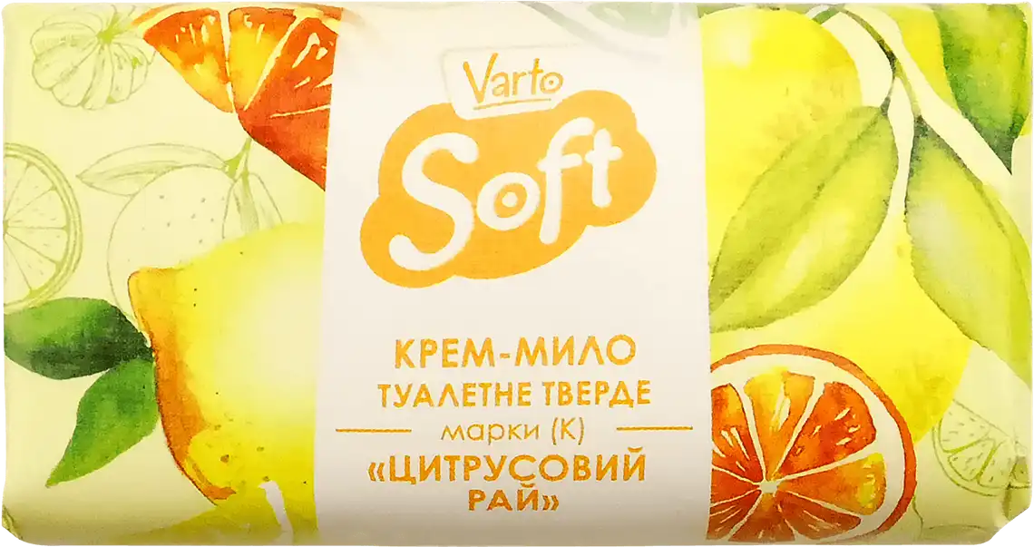 Крем-мило Varto Soft Цитрусовий рай туалетне 100 г