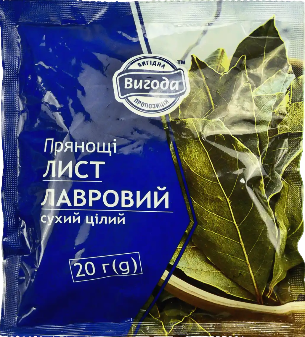 Лист лавровий Вигода сухий 10 г