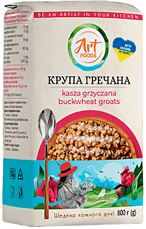 Крупа гречана Art Foods ядриця 800г