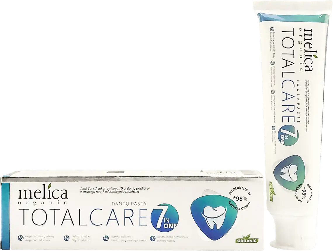 Зубна паста Melica Organic Toothpaste Total 7 Комплексний догляд, 100 мл